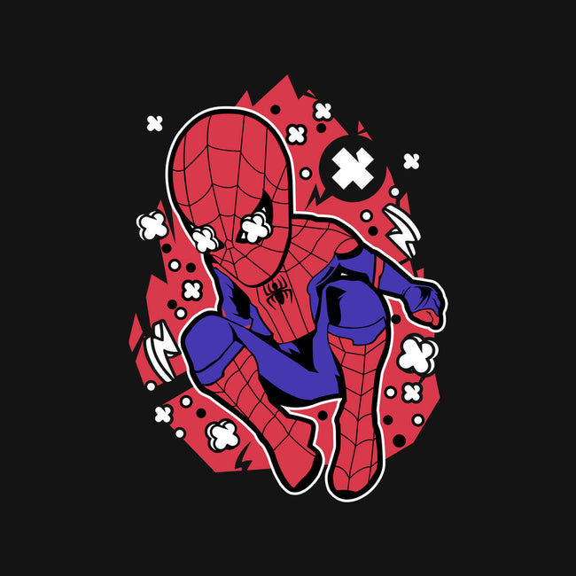 Spidey Cartoon-none stretched canvas-ElMattew