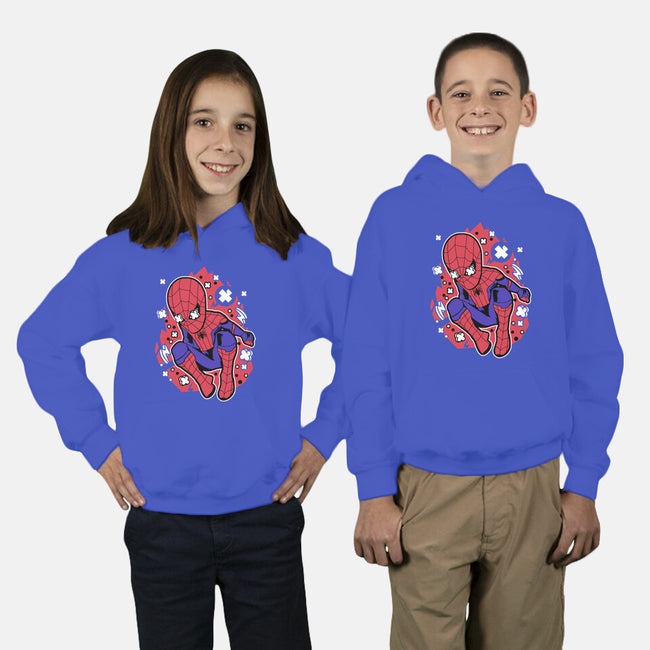 Spidey Cartoon-youth pullover sweatshirt-ElMattew