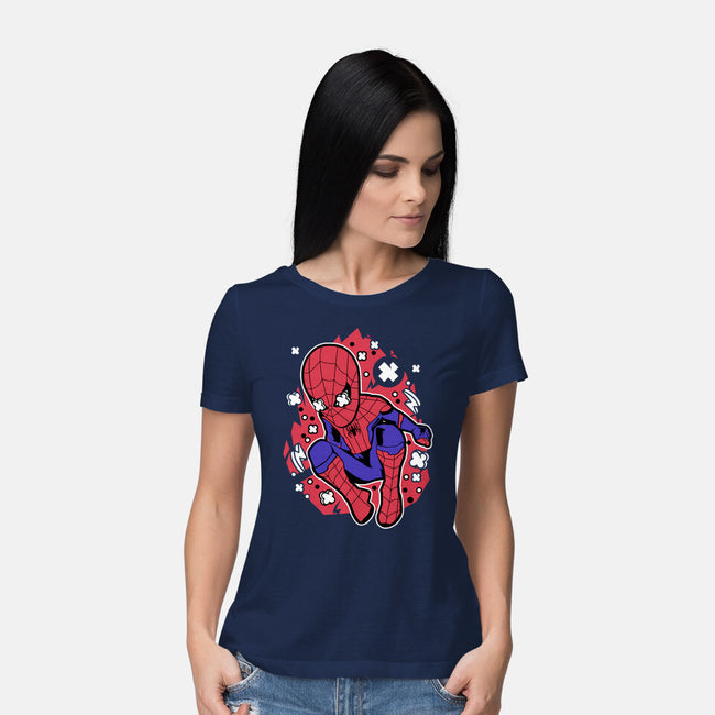 Spidey Cartoon-womens basic tee-ElMattew