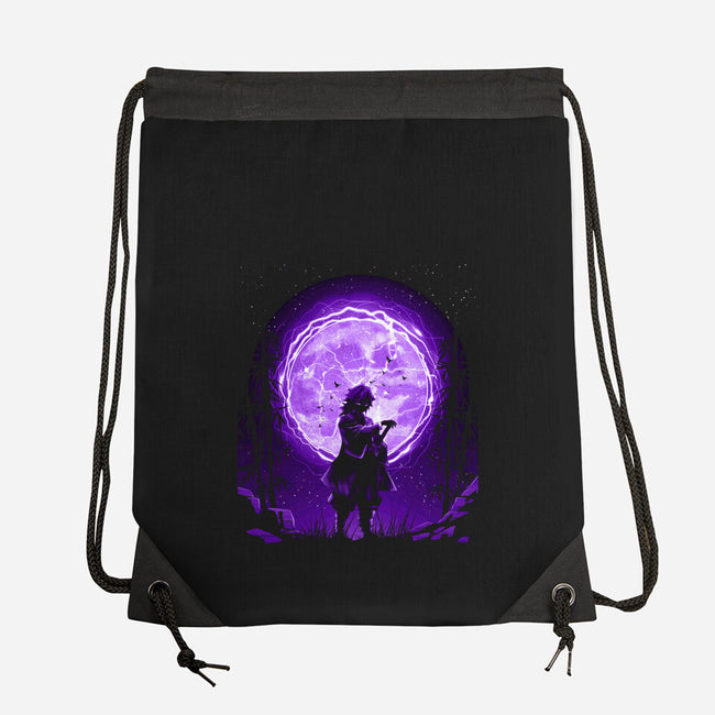 Giyu Slayer-none drawstring bag-rondes