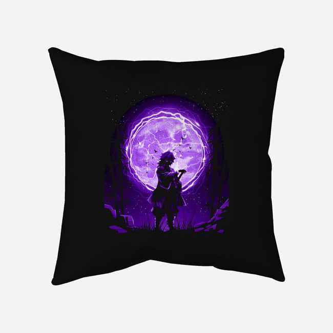 Giyu Slayer-none removable cover w insert throw pillow-rondes