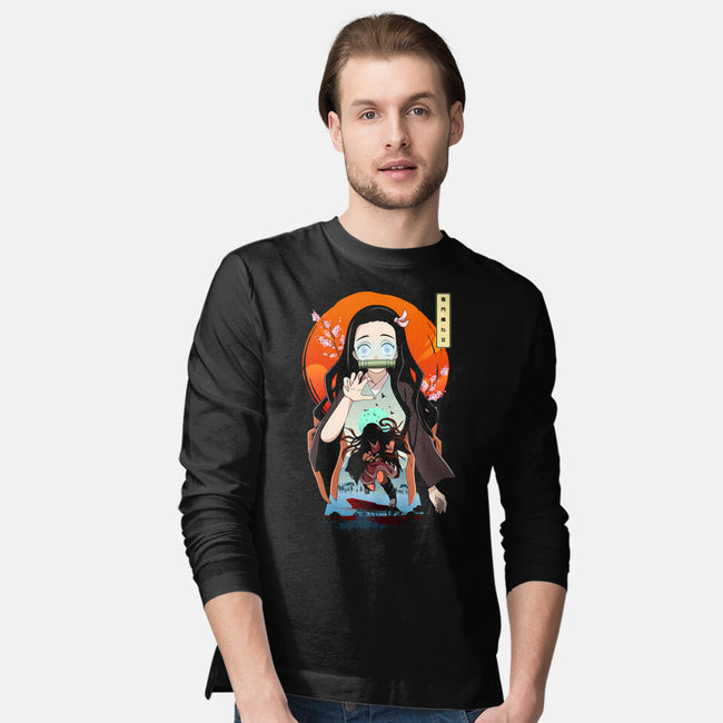 Nezuko Kamado-mens long sleeved tee-rondes