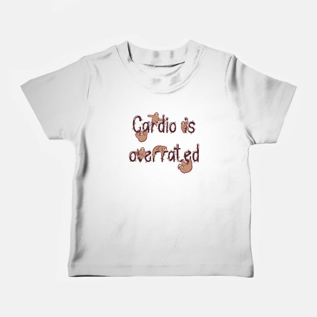 Cardio Is Overrated-baby basic tee-Jelly89