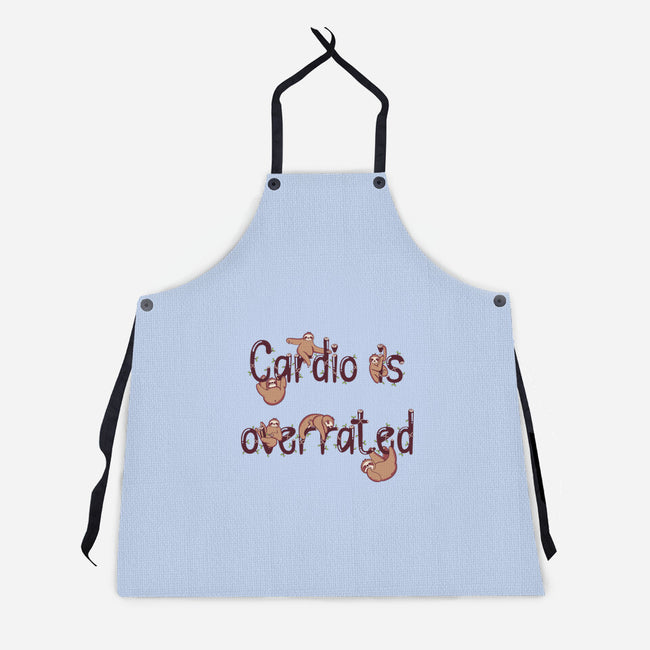 Cardio Is Overrated-unisex kitchen apron-Jelly89