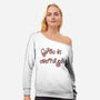 Cardio Is Overrated-womens off shoulder sweatshirt-Jelly89