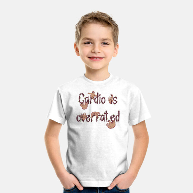 Cardio Is Overrated-youth basic tee-Jelly89
