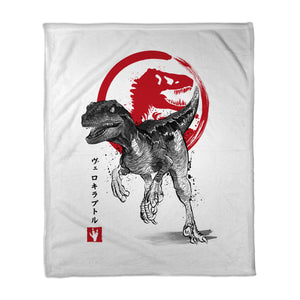 Velociraptor Sumi-E