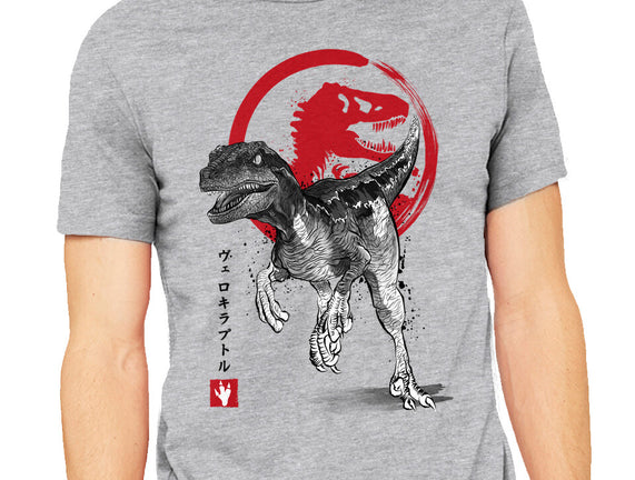 Velociraptor Sumi-E