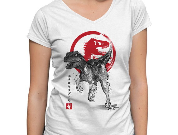 Velociraptor Sumi-E