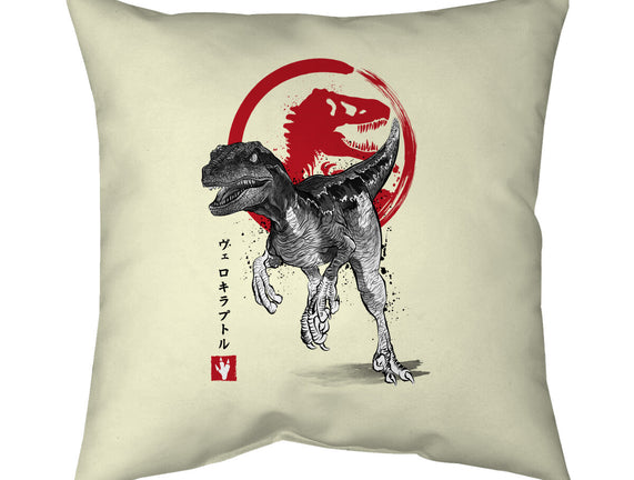 Velociraptor Sumi-E