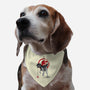 Velociraptor Sumi-E-dog adjustable pet collar-DrMonekers