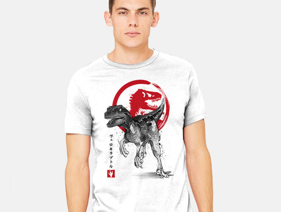Velociraptor Sumi-E