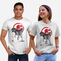 Velociraptor Sumi-E-unisex basic tee-DrMonekers