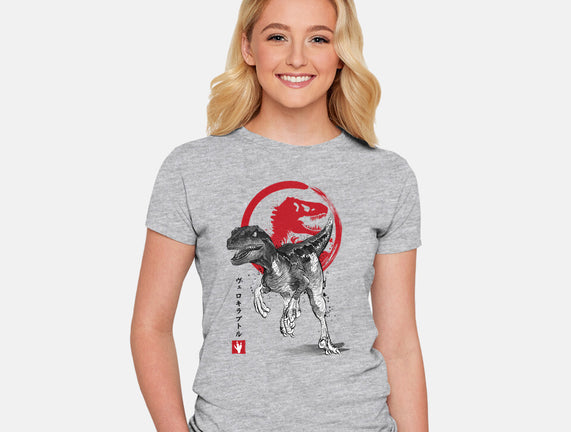 Velociraptor Sumi-E