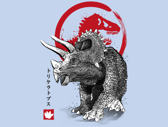 Triceratops Sumi-E