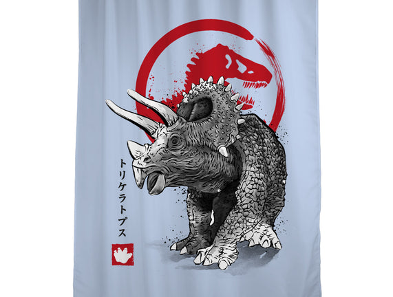 Triceratops Sumi-E