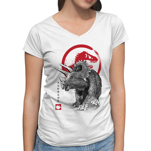 Triceratops Sumi-E