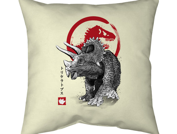 Triceratops Sumi-E