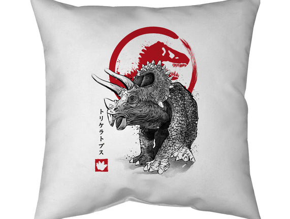 Triceratops Sumi-E