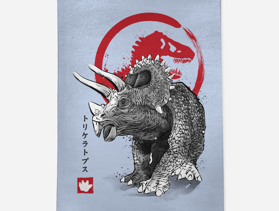 Triceratops Sumi-E