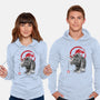 Triceratops Sumi-E-unisex pullover sweatshirt-DrMonekers