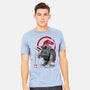 Triceratops Sumi-E-mens heavyweight tee-DrMonekers