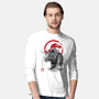 Triceratops Sumi-E-mens long sleeved tee-DrMonekers