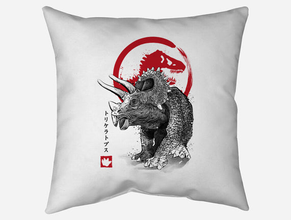Triceratops Sumi-E