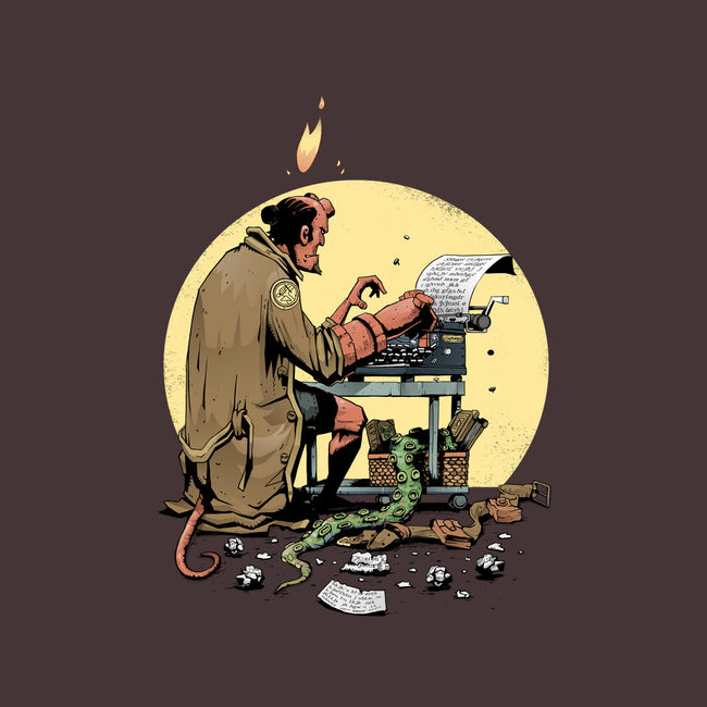 Hellboy's Report-womens basic tee-MoisEscudero