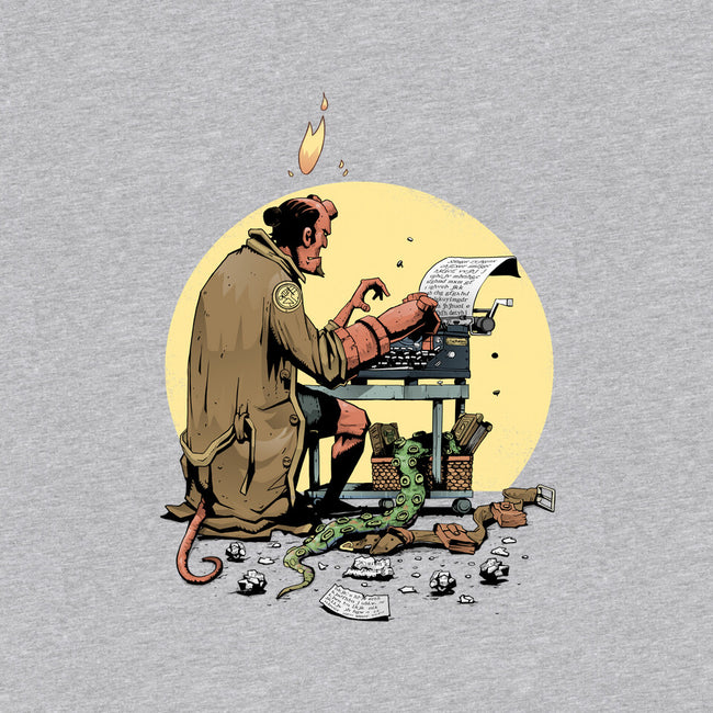 Hellboy's Report-womens basic tee-MoisEscudero