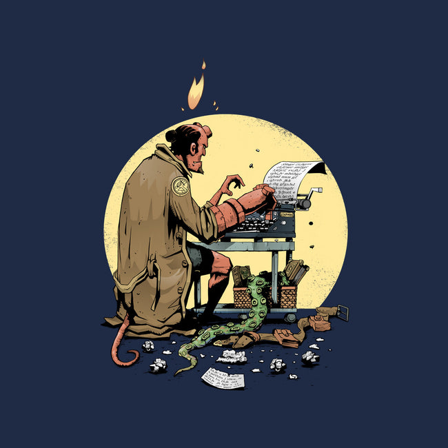 Hellboy's Report-womens v-neck tee-MoisEscudero