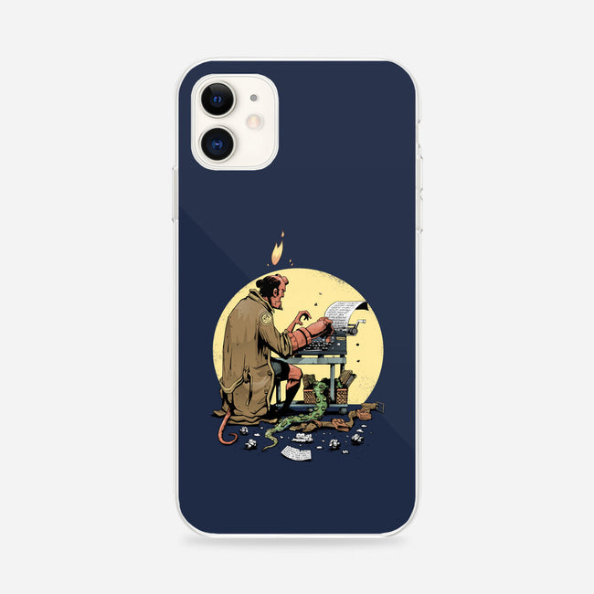 Hellboy's Report-iphone snap phone case-MoisEscudero