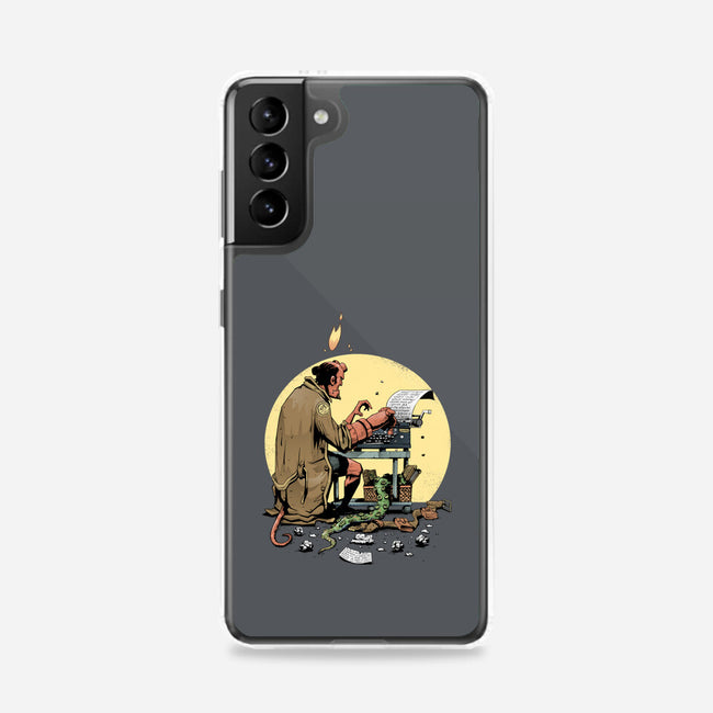 Hellboy's Report-samsung snap phone case-MoisEscudero