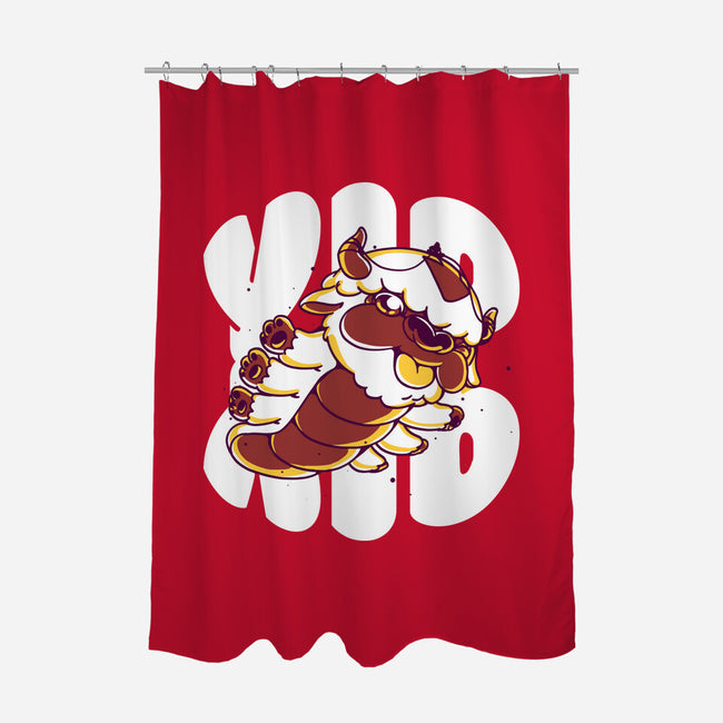 Flying Bison-none polyester shower curtain-estudiofitas