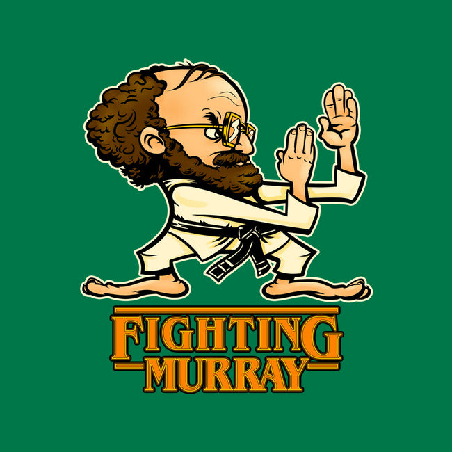 Fighting Murray-none stretched canvas-Poopsmoothie