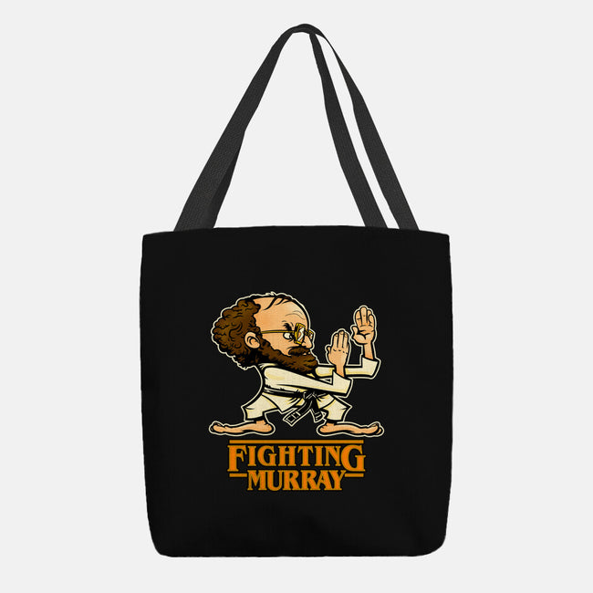 Fighting Murray-none basic tote bag-Poopsmoothie