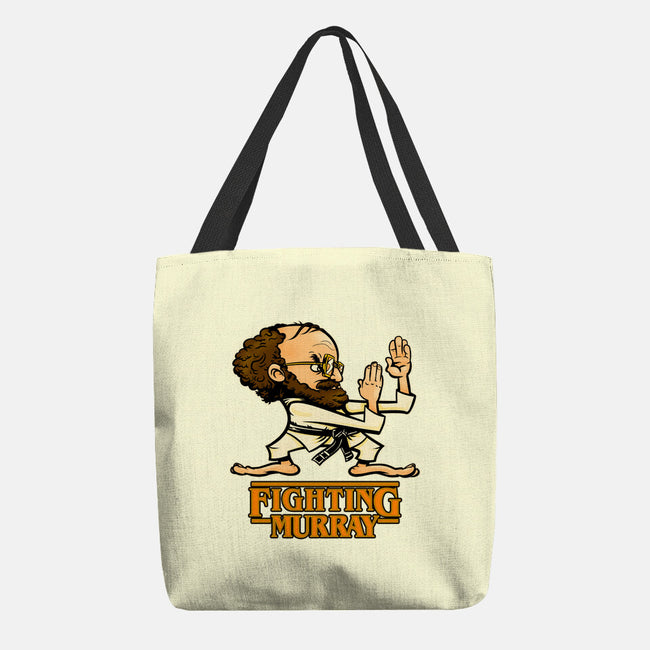 Fighting Murray-none basic tote bag-Poopsmoothie