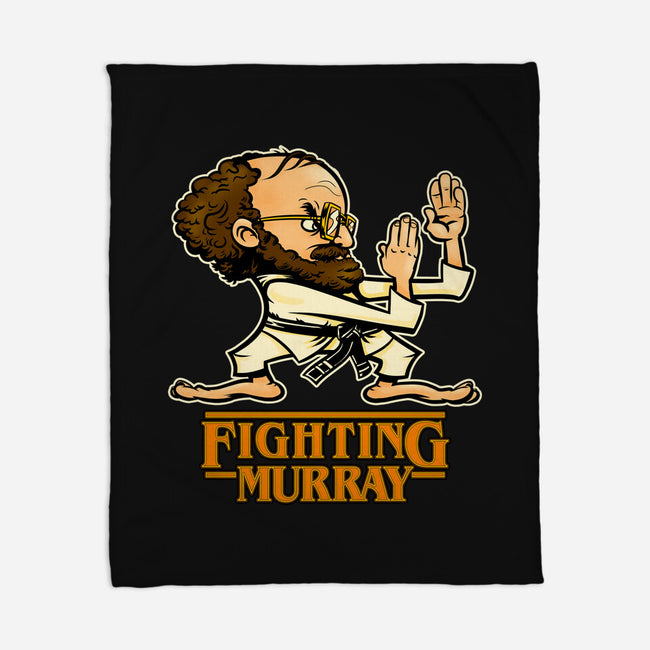 Fighting Murray-none fleece blanket-Poopsmoothie