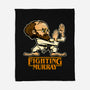 Fighting Murray-none fleece blanket-Poopsmoothie