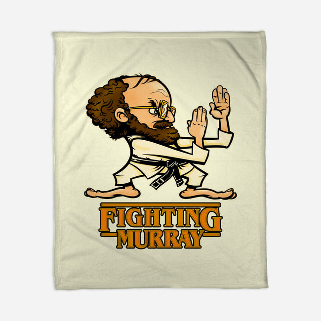 Fighting Murray-none fleece blanket-Poopsmoothie