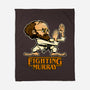 Fighting Murray-none fleece blanket-Poopsmoothie