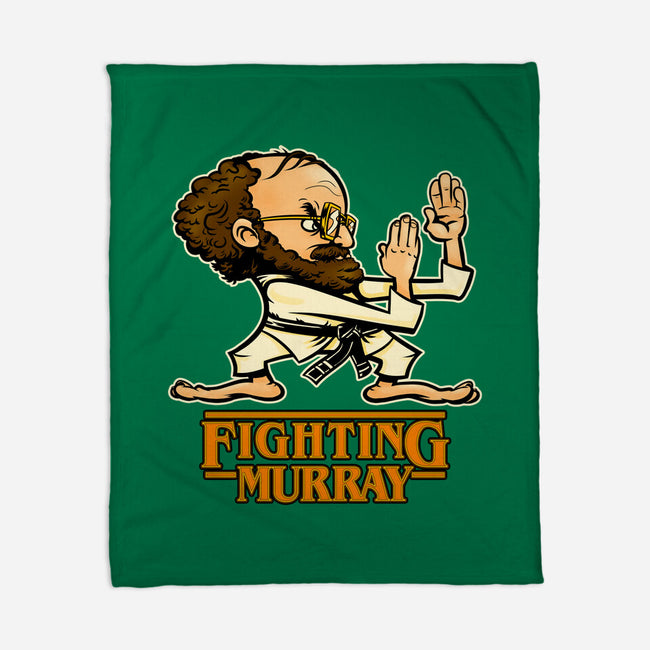 Fighting Murray-none fleece blanket-Poopsmoothie