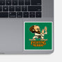 Fighting Murray-none glossy sticker-Poopsmoothie