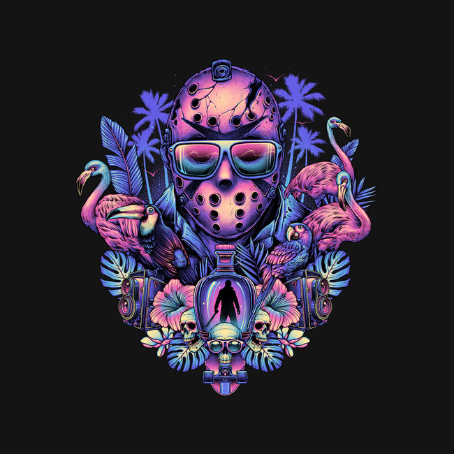 Tropical Camper-none drawstring bag-glitchygorilla