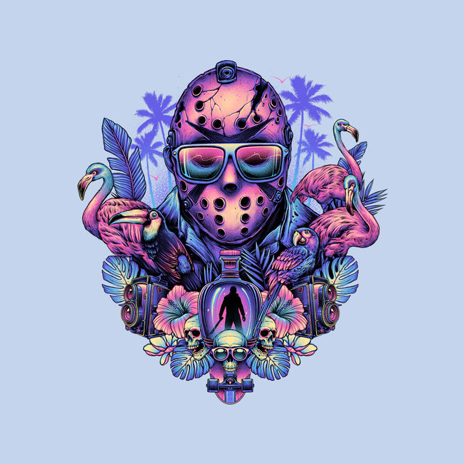 Tropical Camper-none stretched canvas-glitchygorilla