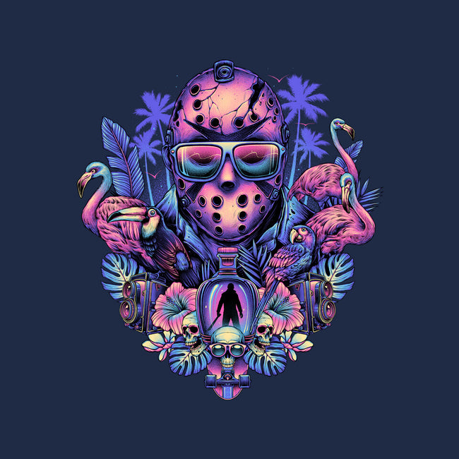 Tropical Camper-womens fitted tee-glitchygorilla