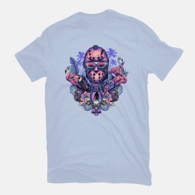 Tropical Camper-mens basic tee-glitchygorilla