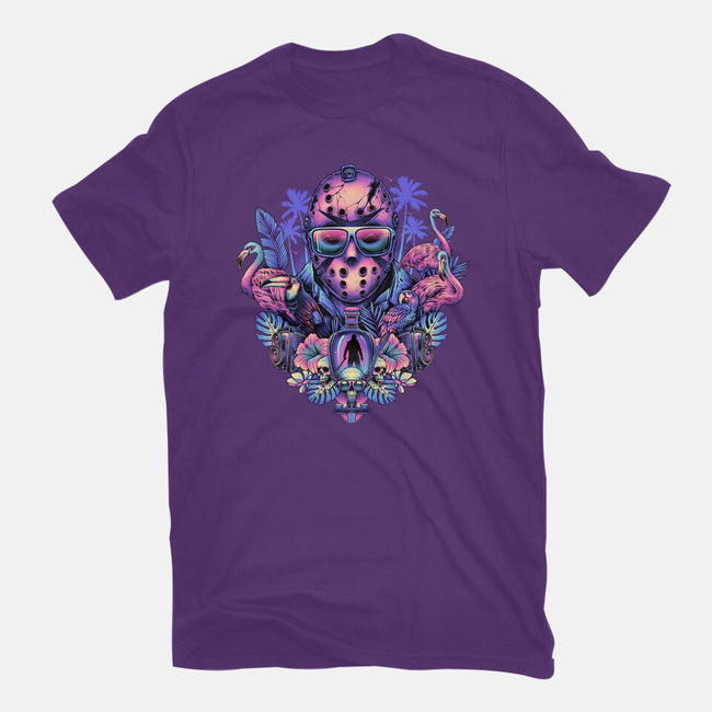 Tropical Camper-mens premium tee-glitchygorilla