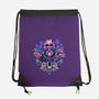 Tropical Camper-none drawstring bag-glitchygorilla
