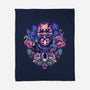 Tropical Camper-none fleece blanket-glitchygorilla